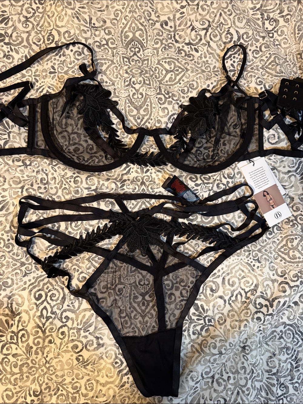 Bluebella Lennon bra and high waist thong